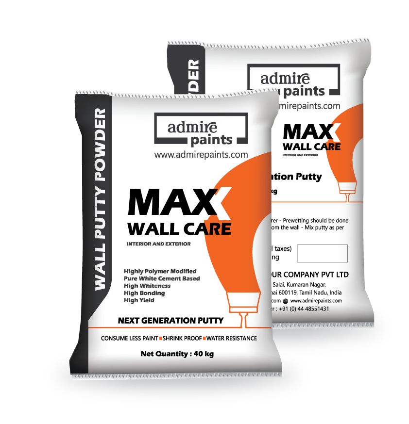 MAX WALL CARE WALL PUTTY POWDER – Admire Paints – Online Store